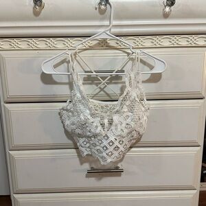 White bralette